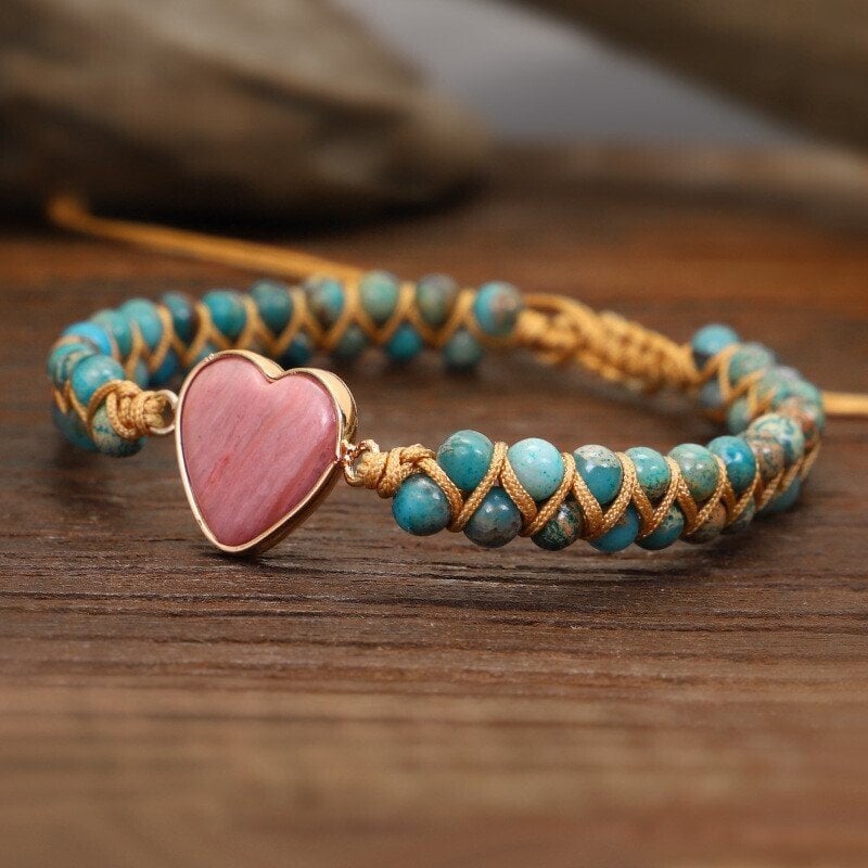 Passionate Heart Jasper Bracelet🎁The best gift for loved ones💕 mysite