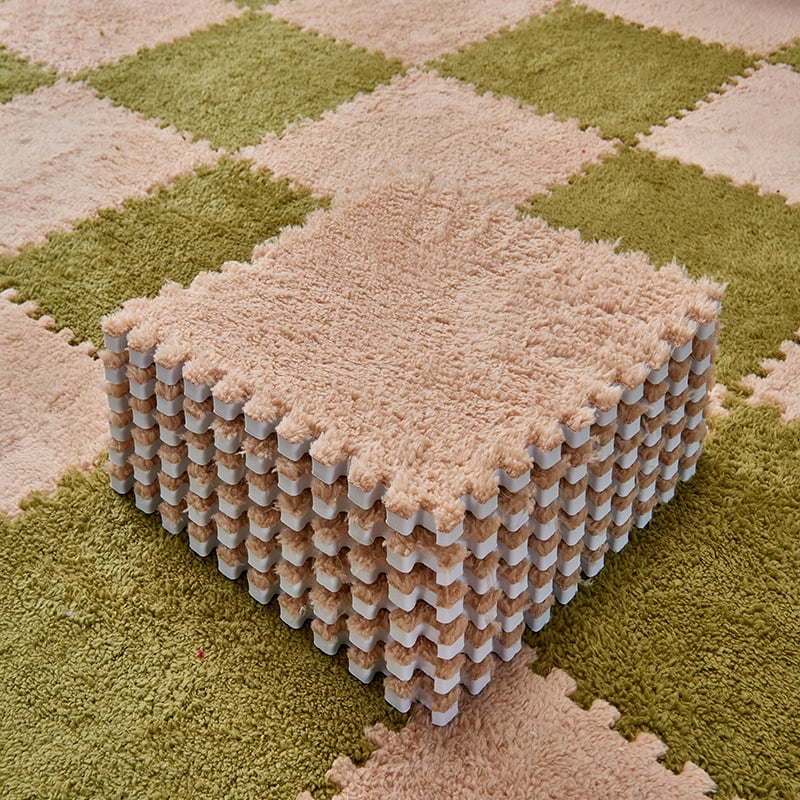 Child Carpet Baby Assembled Home Shaggy Soft Splice EVA Foam Mats