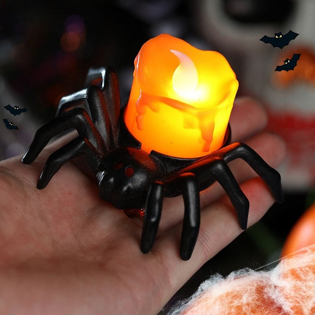 🔥Halloween Spider LED Party Candle Lights mysite