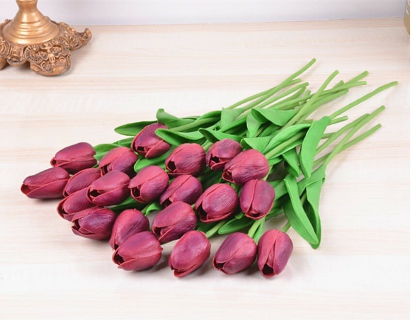 ✨LAST Day Sale-70off💓-High Quality Artificial Latex Tulips(PCS 10) mysite