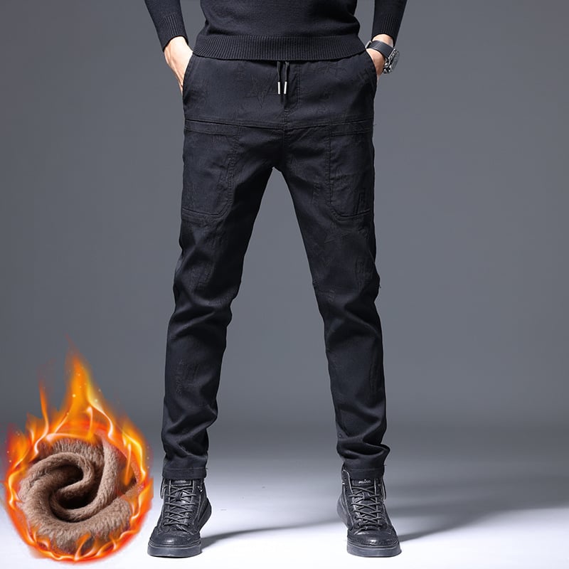 Six-pocket Stretch Casual Pants with Jacquard Pattern (Buy 2 Free Shipping) mysite