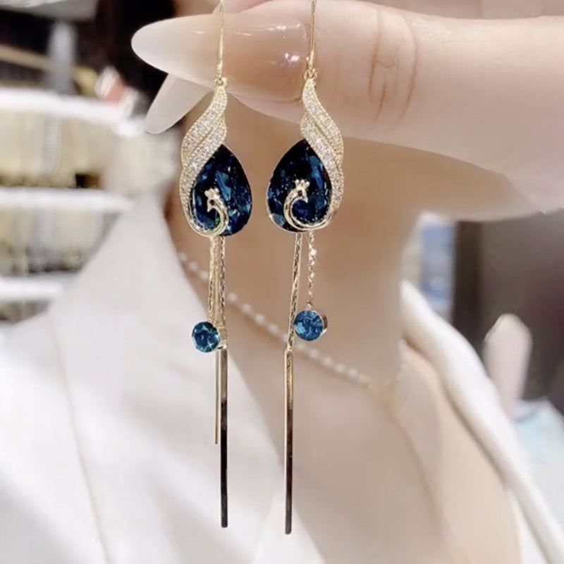 Peacock earrings mysite