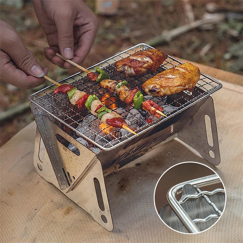 Stainless Steel Collapsible Grill