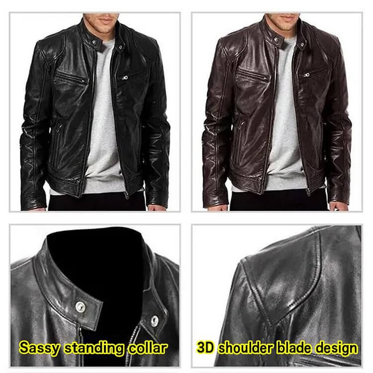 Men's Leather Jacket. mysite