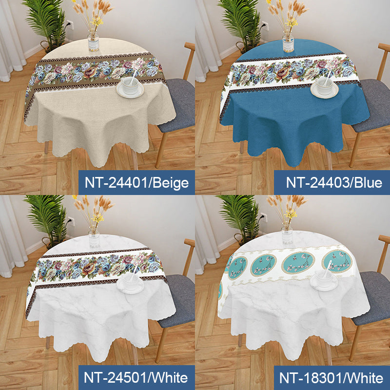 Waterproof and oil-proof embroidered tablecloth mysite