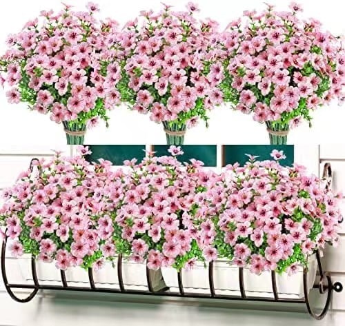 🔥 Outdoor Artificial Flowers💐Set of 7 bundles mysite