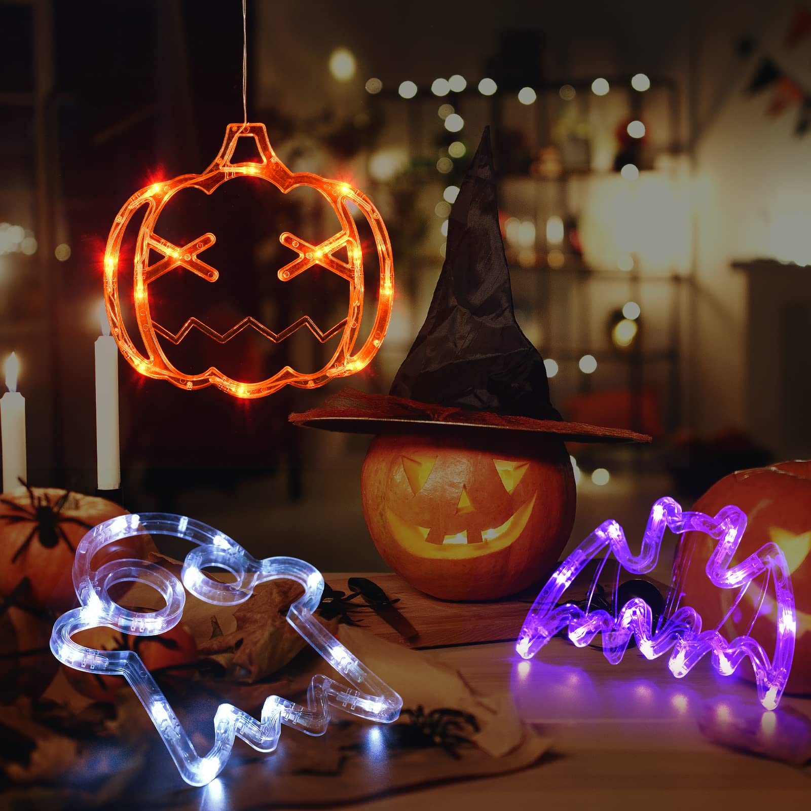 ✨Hot Sale✨ 2023 Upgrade Halloween Window Lights  Decorations mysite