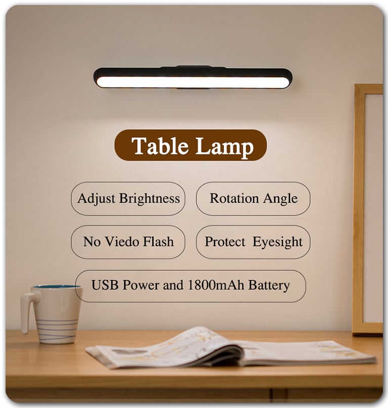 Magnetic Rechargeable Long Battery Life Touch Lamp mysite