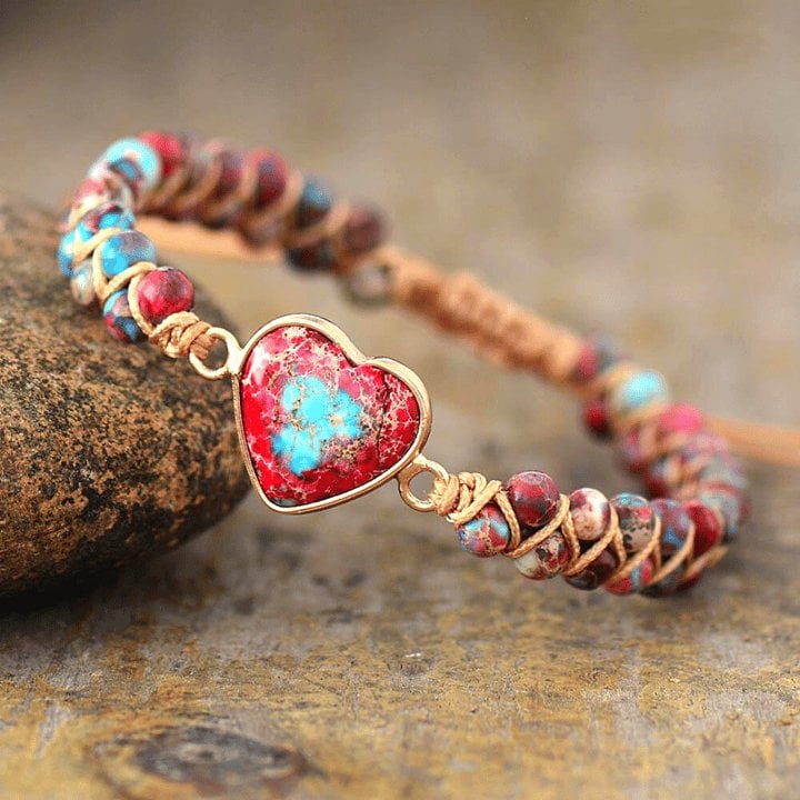 Passionate Heart Jasper Bracelet🎁The best gift for loved ones💕 mysite