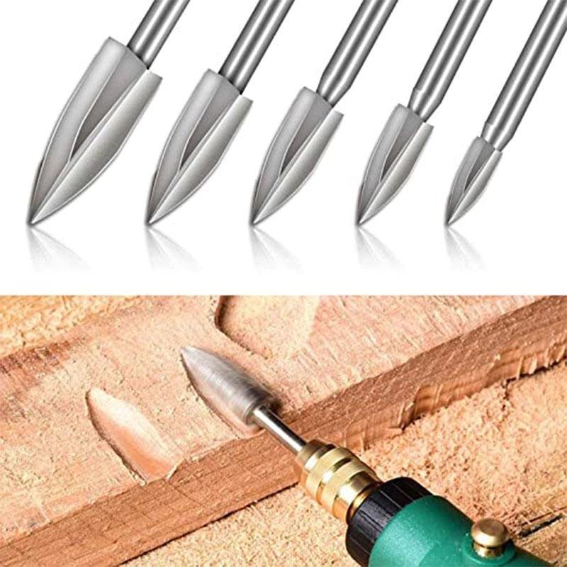 Elevate Your Woodworking Game with 5-Piece Wood Carving Drill Bit Set mysite