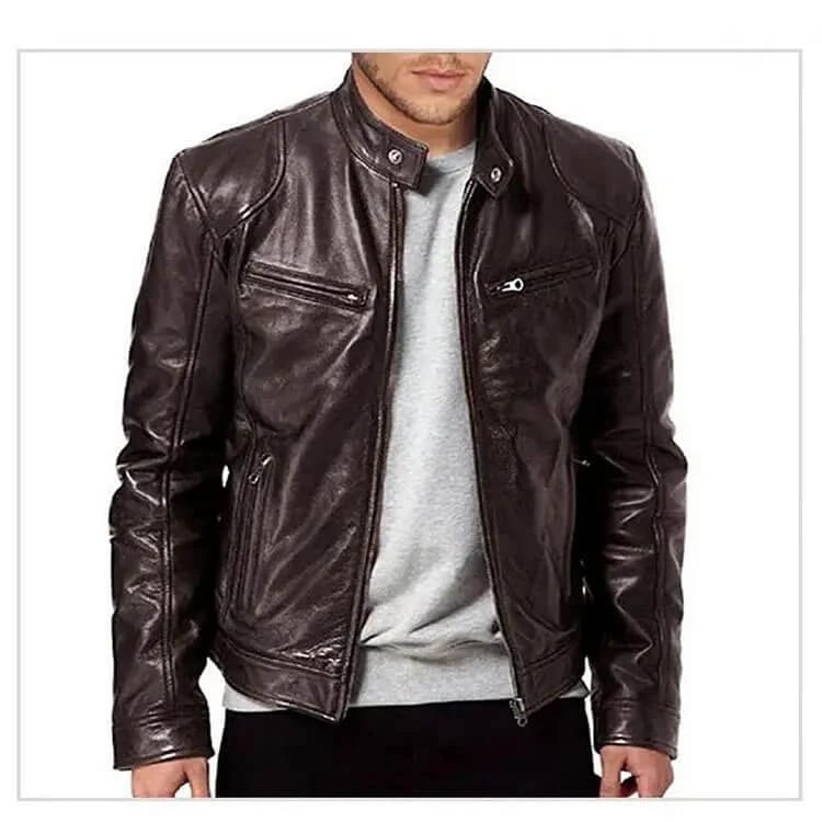 Men's Leather Jacket. mysite