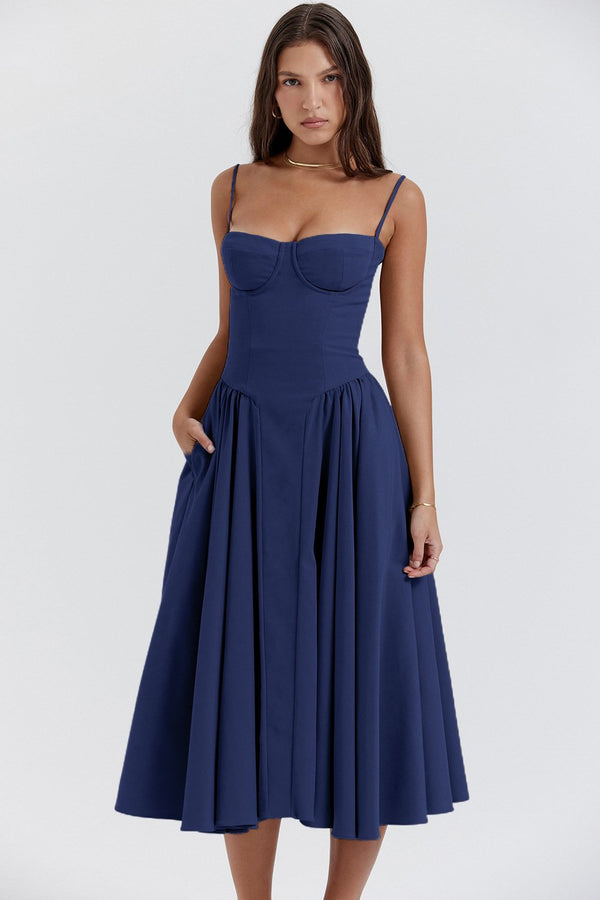 Sleeveless Corset Fit Midi Dress(BUY 2 FREE SHIPPING) – uber7