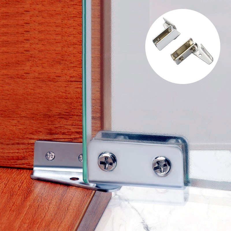 L-shaped rotating glass hinge mysite