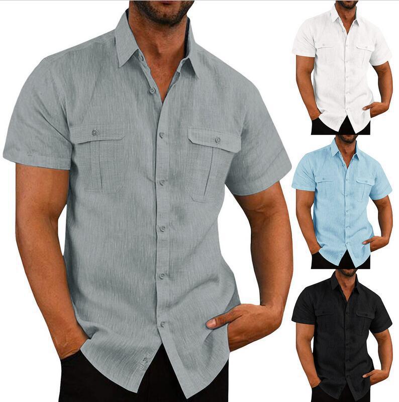 Stretch Short Sleeve Shirt with Pockets mysite