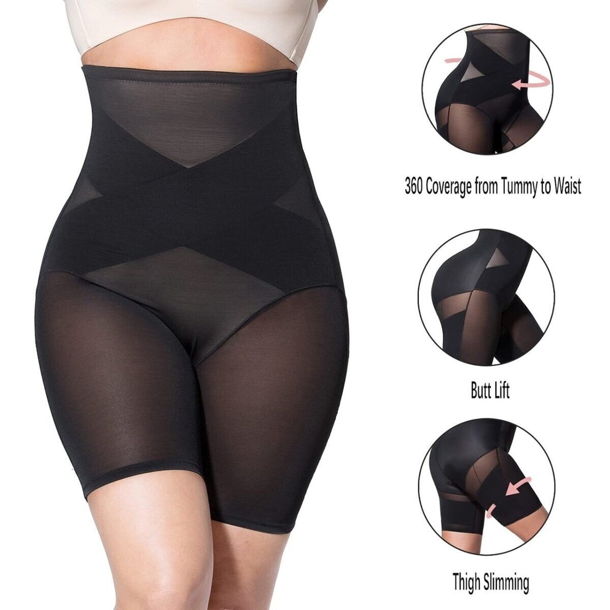 CROSS COMPRESSION ABS & BOOTY HIGH WAISTED SHAPER mysite