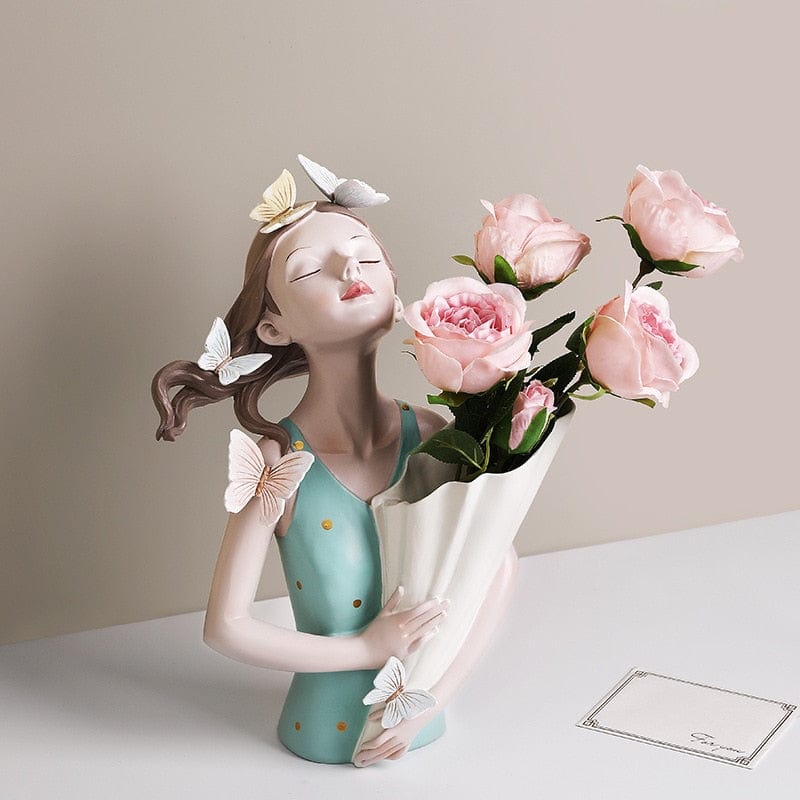 Ceramic Vase "Butterfly Girl" mysite