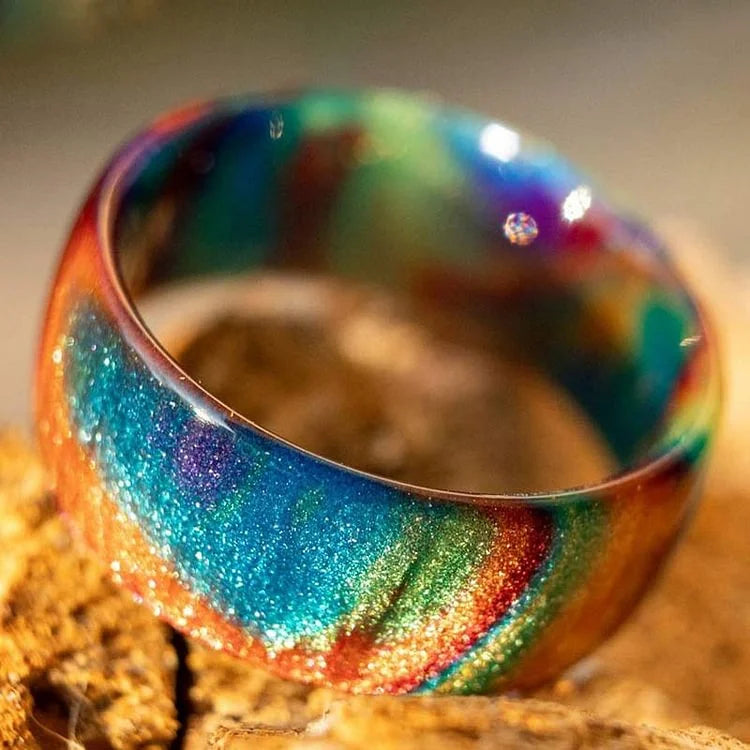 The Colored Galaxy Opal Ring mysite