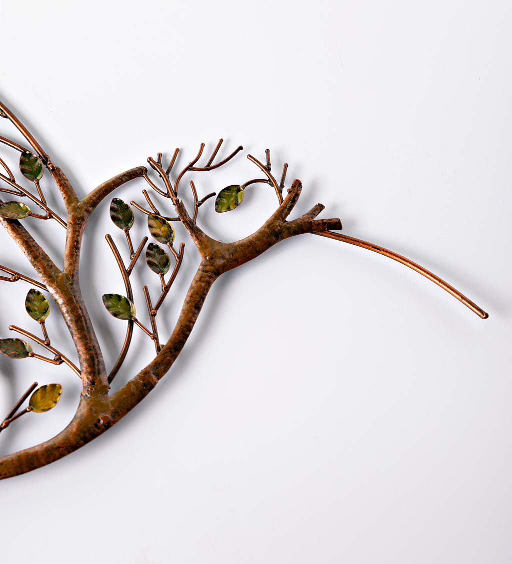 🔥HOT SALE 49% OFF - Hummingbird with Branches Metal Wall Art mysite