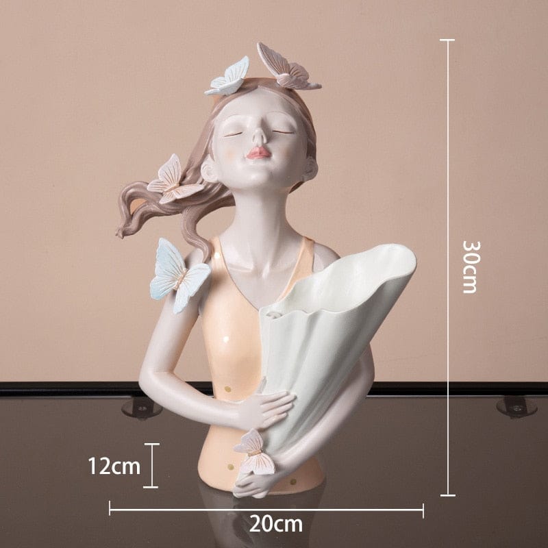 Ceramic Vase "Butterfly Girl" mysite