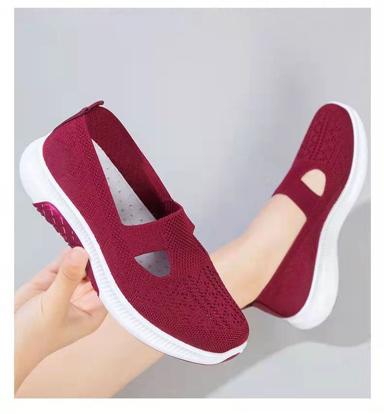 Shobous 2023 HOT🔥Women's Mesh Comfortable Wedges Sandals