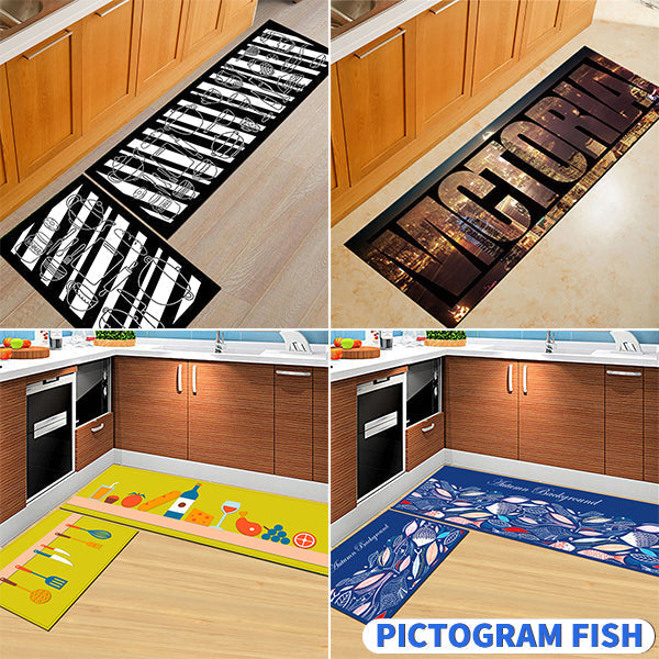 🎉Big Sale - Kitchen Printed Non-Slip Carpet ( 🔥Buy 1 Get 1 Free🎁 ) mysite