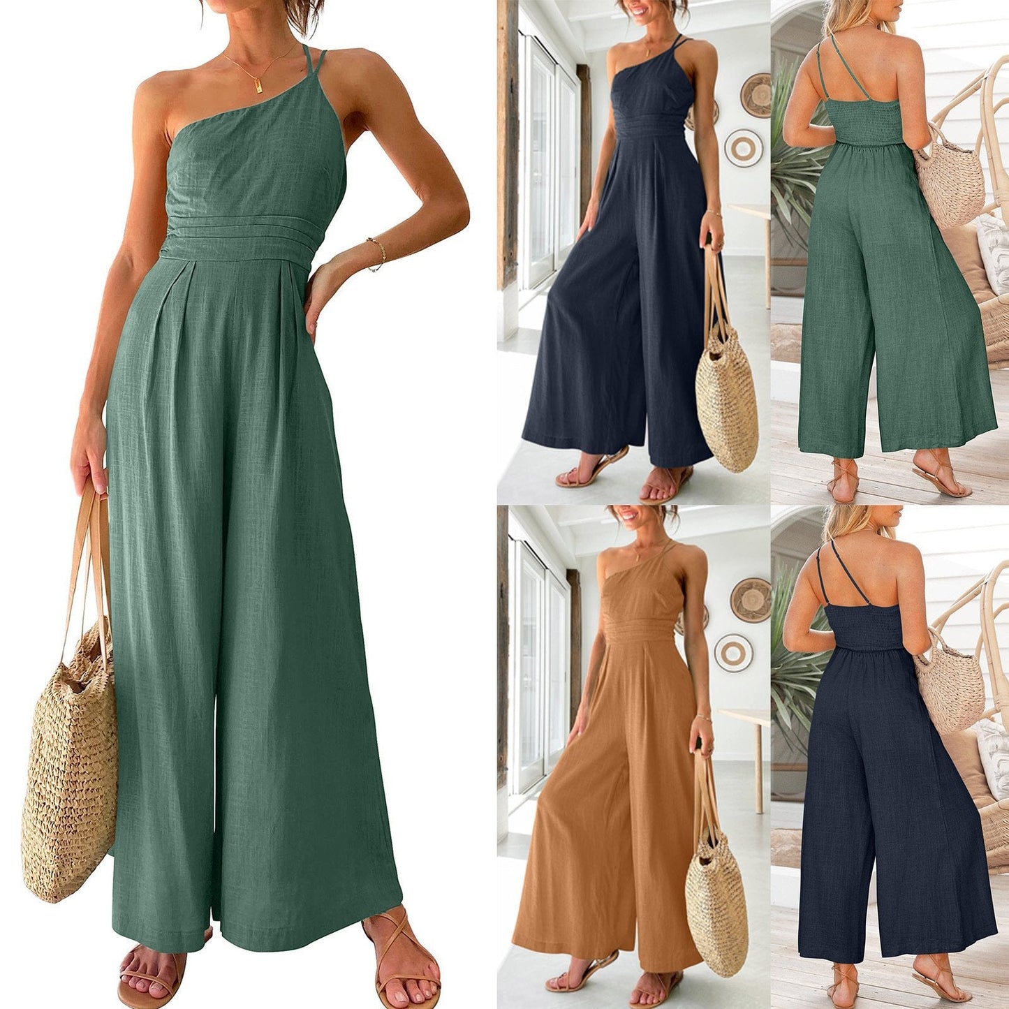 2023 Hot Sale🔥Spaghetti Straps Jumpsuit✨Buy 2 Free Shipping mysite