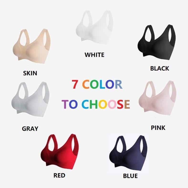 Ultra Comfort Seamless Shaping Wireless Support Bra Plus Size mysite