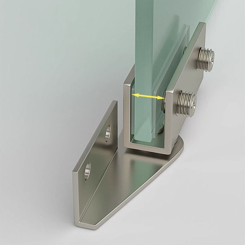 L-shaped rotating glass hinge mysite