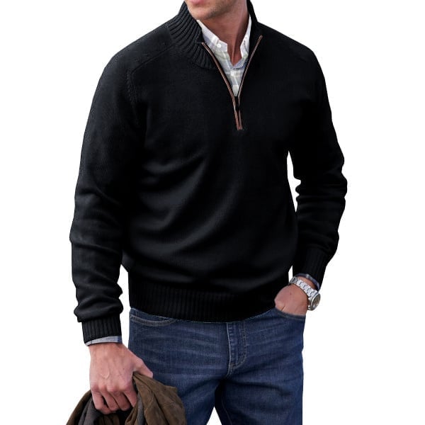 ✨Today's Deal - Men's Cashmere Zipper Basic Sweater (Buy 2 Free Shipping)😍 mysite