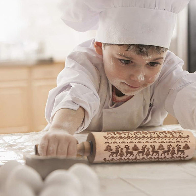 🍪Christmas Wooden Rolling Pins mysite