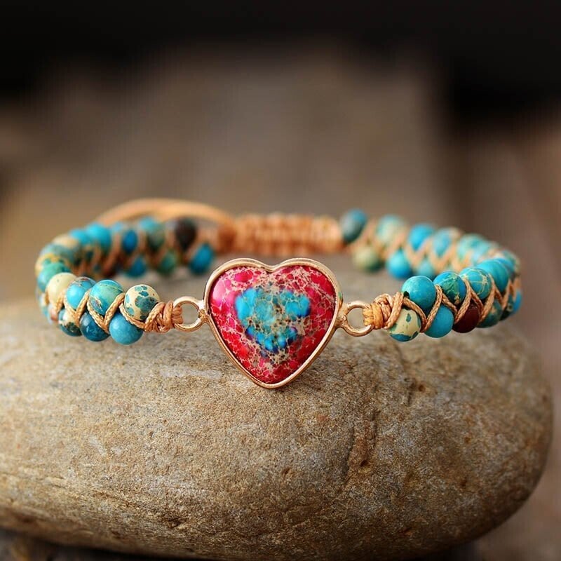 Passionate Heart Jasper Bracelet🎁The best gift for loved ones💕 mysite