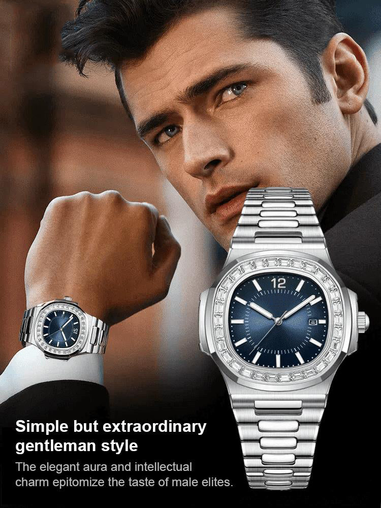 🔥🔥🔥British Style Square Luxury Waterproof Quartz Watch for Men mysite