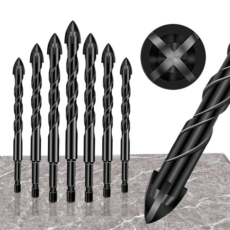 4-edge Cross Drill Bit Set 7pcs – uber7