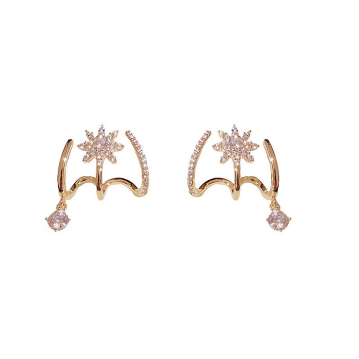 Eight Awn Star Earrings