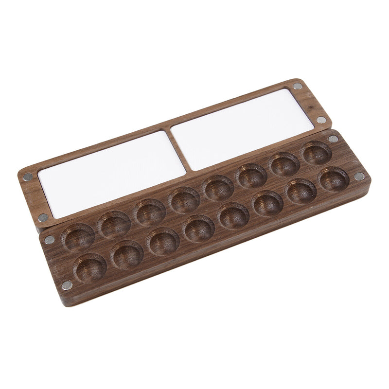 Portable Walnut Watercolor Palette mysite