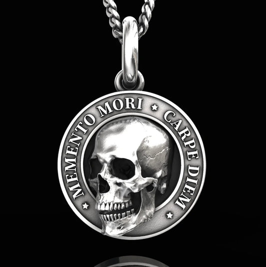 🍀 MEMENTO MORI SKULL PENDANT mysite