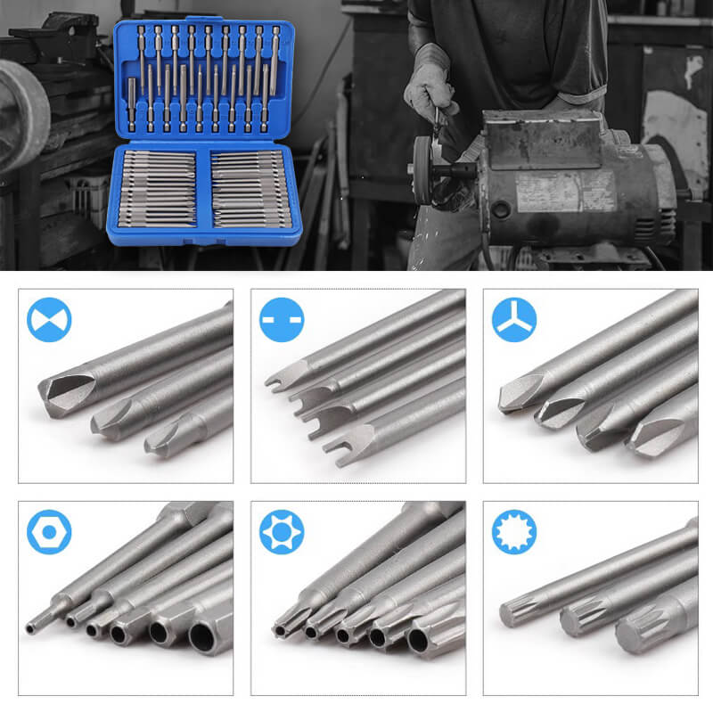 50 pieces of lengthened bits with different shapes mysite