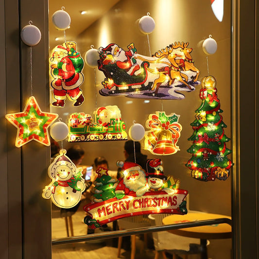 🎄Christmas Window Hanging Lights mysite