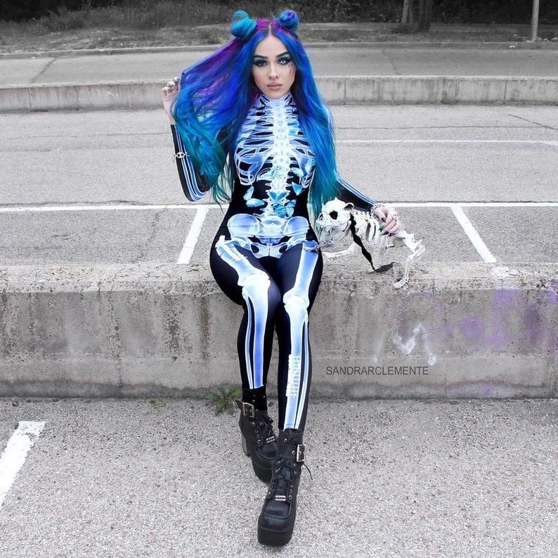 🎃Halloween Sale -SexySkull Bodysuit mysite