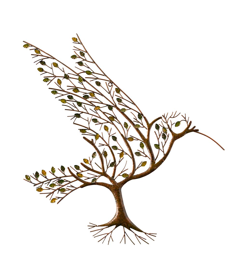 🔥HOT SALE 49% OFF - Hummingbird with Branches Metal Wall Art mysite