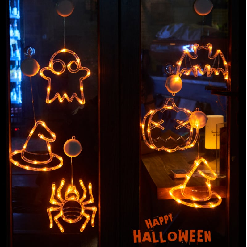 ✨Hot Sale✨ 2023 Upgrade Halloween Window Lights  Decorations mysite