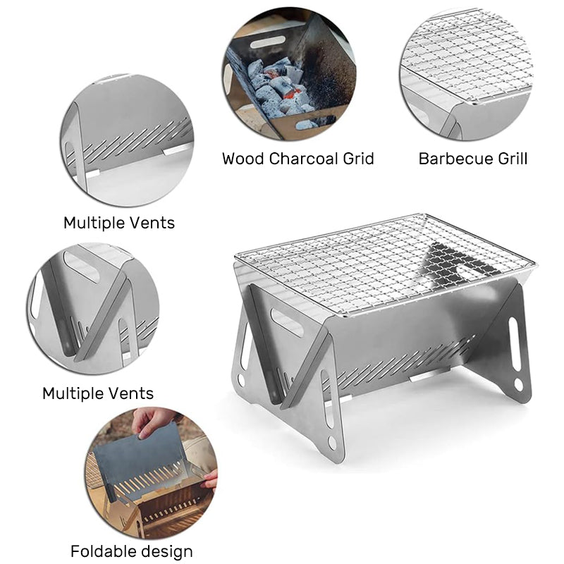 Stainless Steel Collapsible Grill mysite