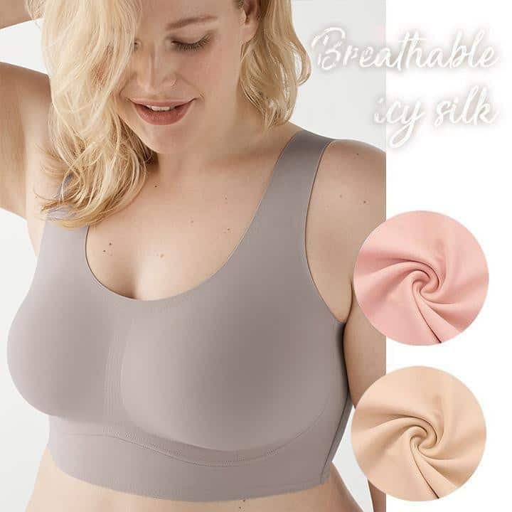 Ultra Comfort Seamless Shaping Wireless Support Bra Plus Size mysite