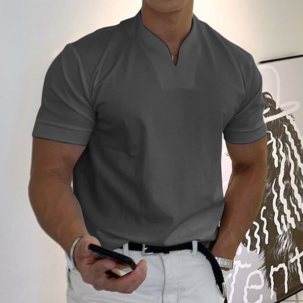 🔥2023 Men Gentlemans business Short Sleeve Fitness T Shirt mysite