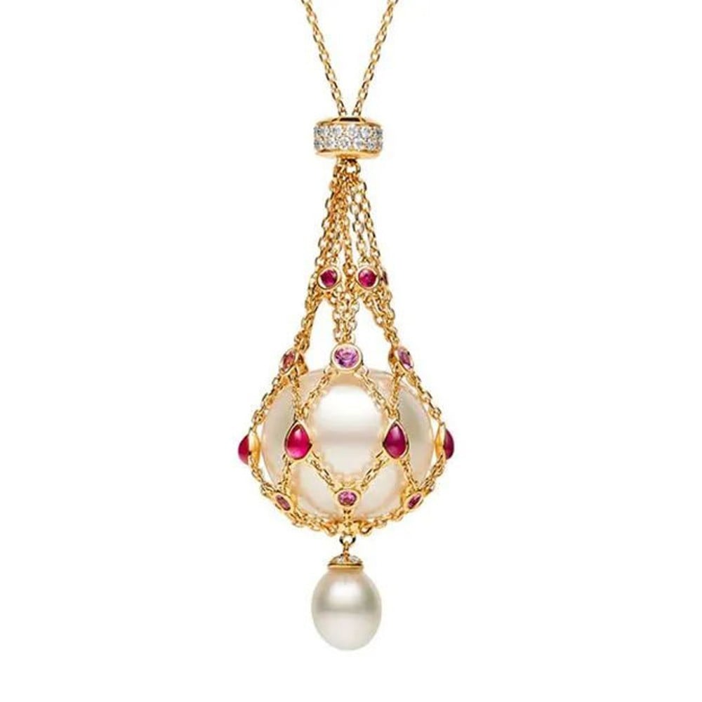 Last Day 49% OFF--Pearl & Gemstone Lavalier Pendant mysite