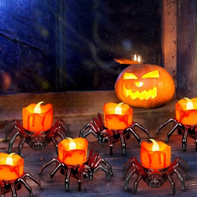 🔥Halloween Spider LED Party Candle Lights mysite