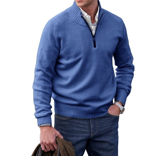 ✨Today's Deal - Men's Cashmere Zipper Basic Sweater (Buy 2 Free Shipping)😍 mysite