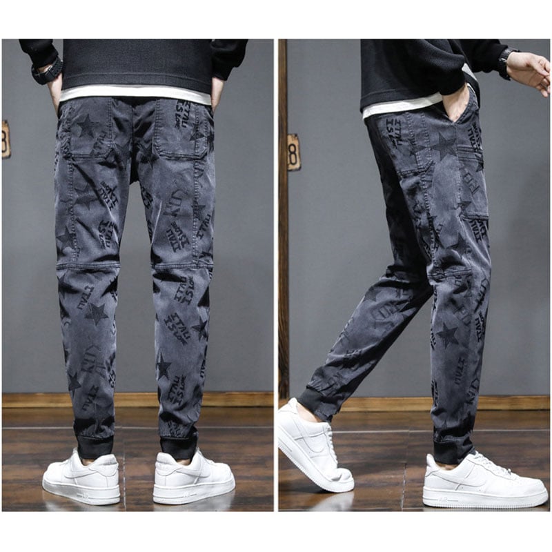 Six-pocket Stretch Casual Pants with Jacquard Pattern (Buy 2 Free Shipping) mysite