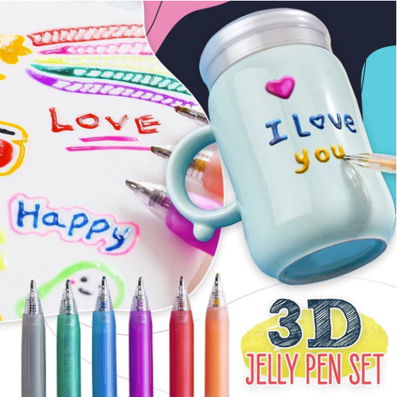 🎄Christmas Pre-sale Promotion🔥3D Jelly Pen Set mysite