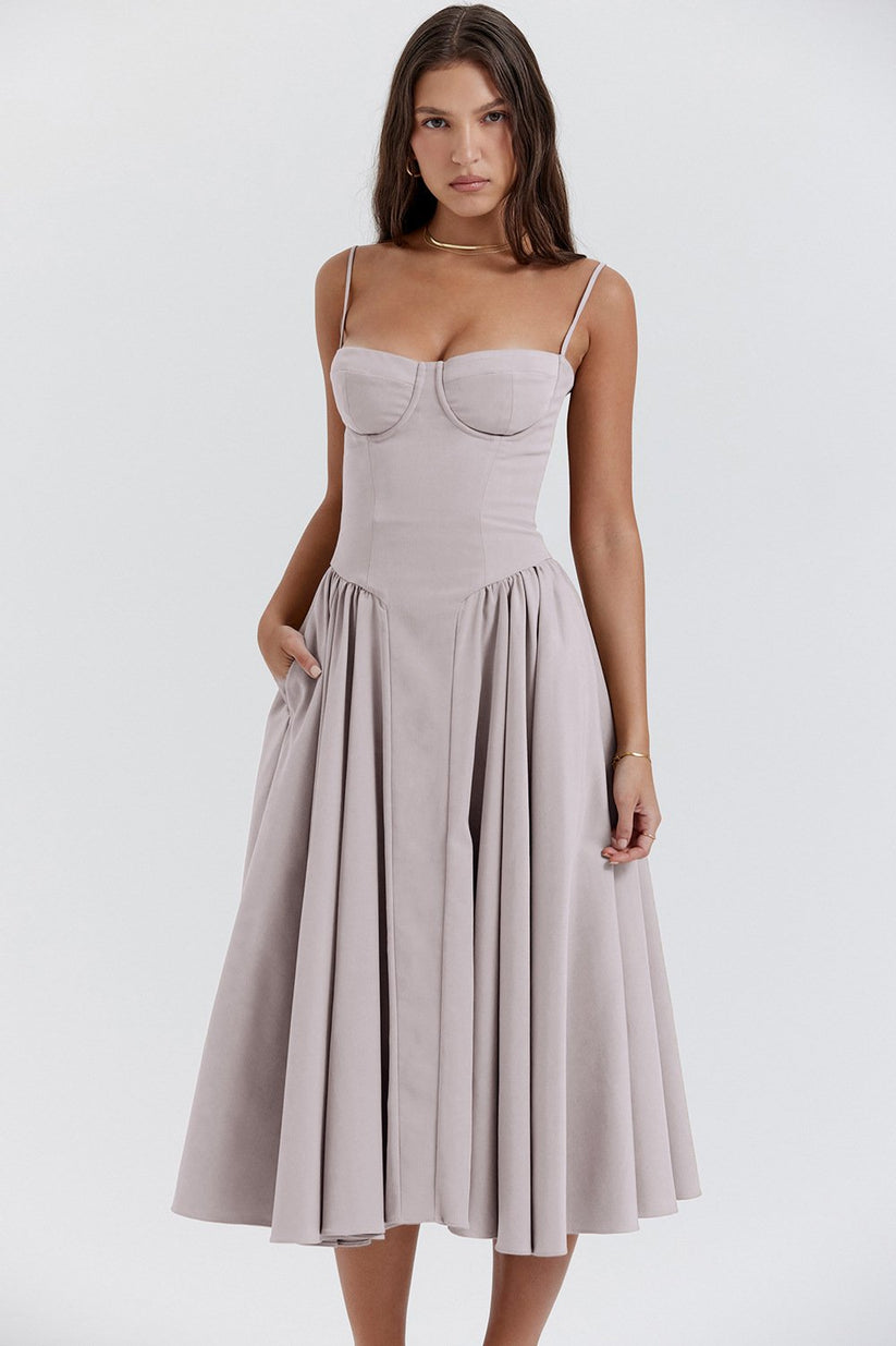 Corset midi dress main image 1